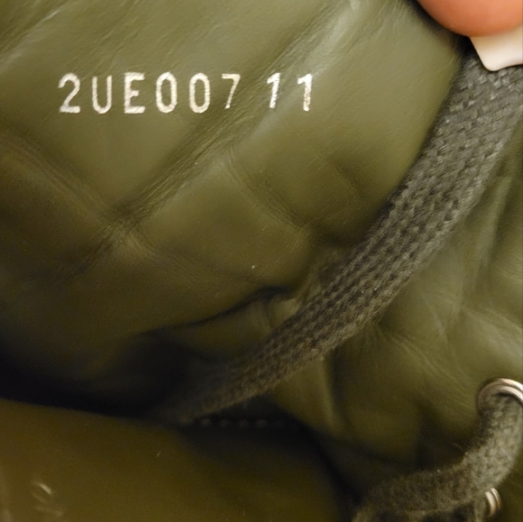 PRADA Men's Monolith Mini Bag Lug Sole Green Combat Boots SZ 11 - Picture 8 of 9